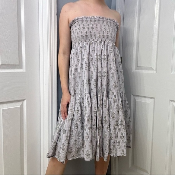 Olivia James Skirt Dress Izzy Floral Purple Summer Dainty Boho Size Medium - Picture 2 of 9